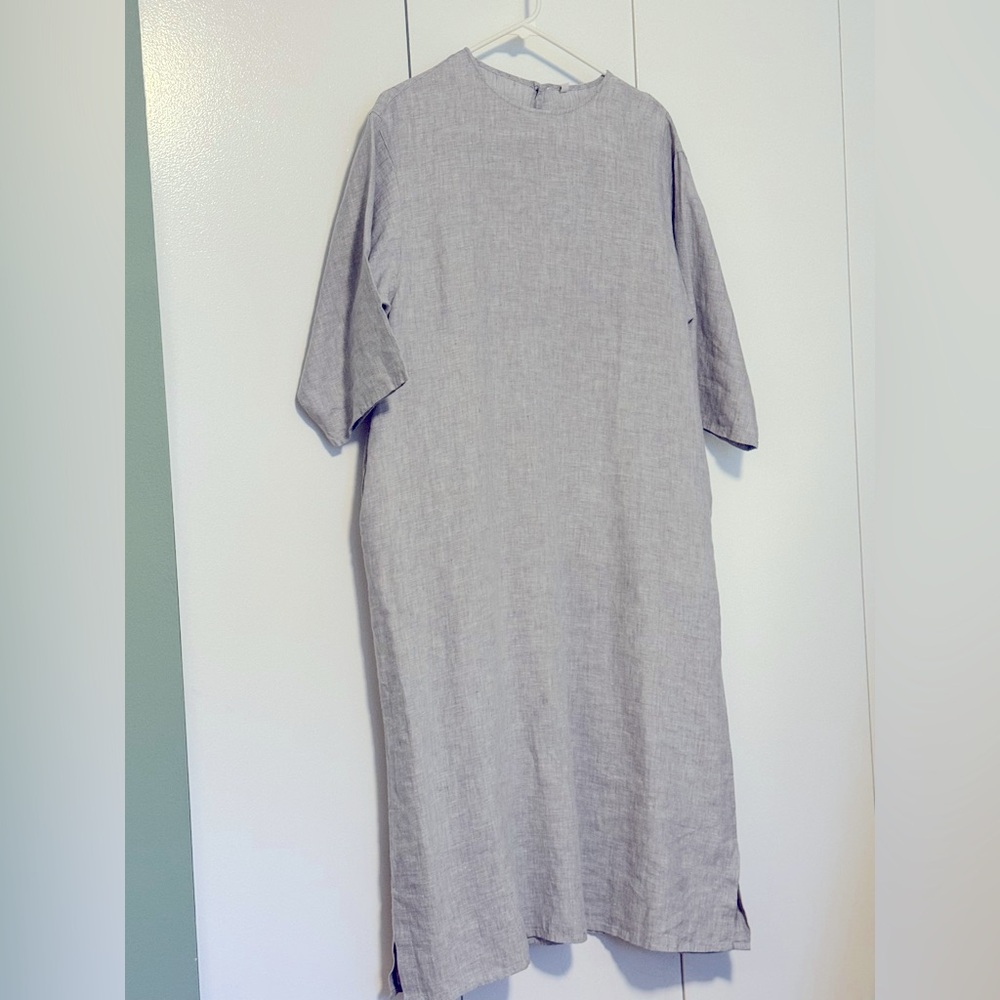 MUJI Loose 100% Linen Dress